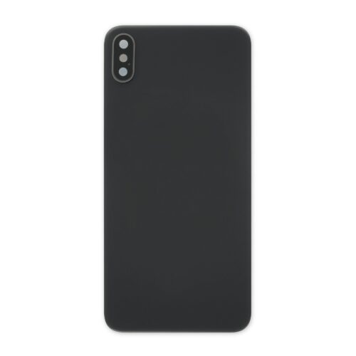 iPhone XS Max Aftermarket Blank Rear Glass Panel with Lens Cover