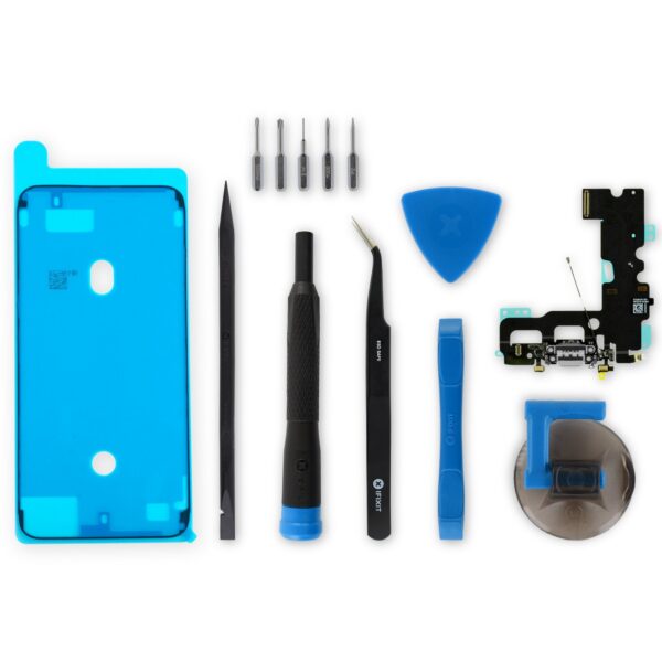 iPhone 7 Lightning Connector Assembly Gray New Fix Kit