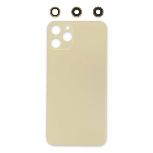 iPhone 11 Pro Aftermarket Blank Rear Glass Panel with Lens Covers